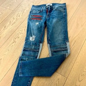 Etienne Marcel is the designer. Skinny jeans